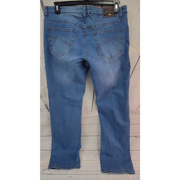 Cooper Oak Slim Straight Jeans W 34 L 30 Blue - Picture 3 of 11